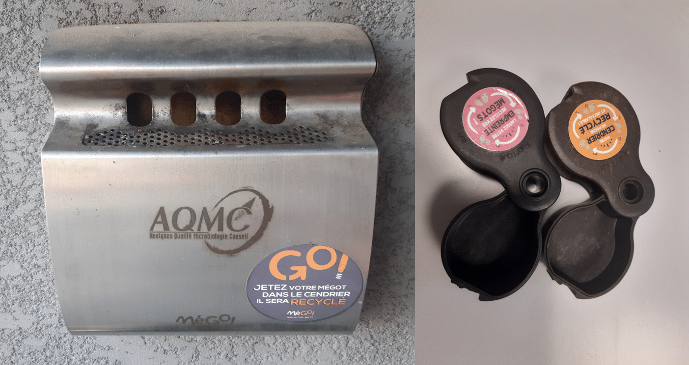 MEGO – Boîte En Mégôts Recyclés